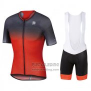 2017 Fietskleding Sportful R&d Ultraskin Rood en Grijs Korte Mouwen en Koersbroek