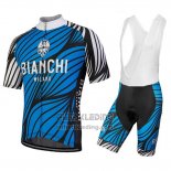 2018 Fietskleding Bianchi Caina Blauw Korte Mouwen en Koersbroek