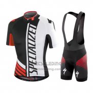 2016 Fietskleding Specialized Lichte Zwart en Wit Korte Mouwen en Koersbroek