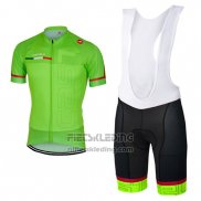 2017 Fietskleding Castelli Groen Korte Mouwen en Koersbroek