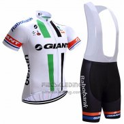 2017 Fietskleding Giant Wit Korte Mouwen en Koersbroek