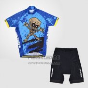 2014 Fietskleding Monton Blauw Korte Mouwen en Koersbroek