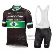 2019 Fietskleding Cannondale Shimano Kampioen Brazil Korte Mouwen en Koersbroek