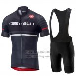 2019 Fietskleding Castelli Free AR 4.1 Zwart Korte Mouwen en Koersbroek