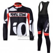 2010 Fietskleding Pearl Izumi Zwart en Wit Lange Mouwen en Koersbroek