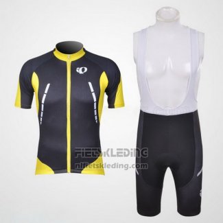 2011 Fietskleding Pearl Izumi Zwart en Geel Korte Mouwen en Koersbroek