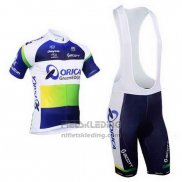 2013 Fietskleding Orica GreenEDGE Blauw Korte Mouwen en Koersbroek