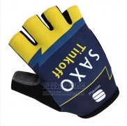 2014 Saxo Bank Handschoenen Cycling Geel