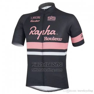 2018 Fietskleding Rapha Zwart Korte Mouwen en Koersbroek