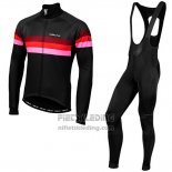 2019 Fietskleding Nalini Warm 2.0 Zwart Rood Lange Mouwen en Koersbroek