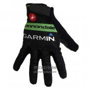 2020 Cannondale Garmin Handschoenen Met Lange Vingers Cycling Groen Zwart