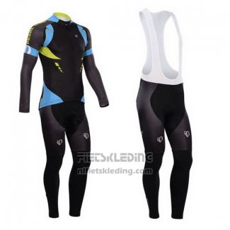 2014 Fietskleding Pearl Izumi Zwart en Azuur Lange Mouwen en Koersbroek