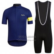 2016 Fietskleding Rapha Blauw en Zwart Korte Mouwen en Koersbroek