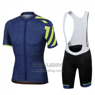 2018 Fietskleding Sportful Prism Donker Blauw Korte Mouwen en Koersbroek