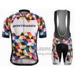 2016 Fietskleding Trek Bontrager Zwart en Wit Korte Mouwen en Koersbroek