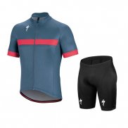 2018 Fietskleding Specialized Grijs Roze Wit Korte Mouwen en Koersbroek