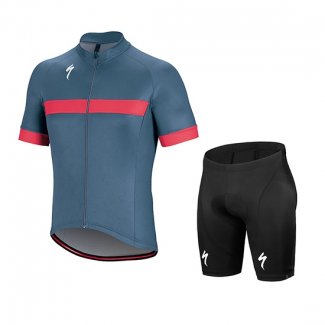 2018 Fietskleding Specialized Grijs Roze Wit Korte Mouwen en Koersbroek