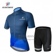 2019 Fietskleding Kuwomax Blauw Korte Mouwen en Koersbroek