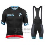 2016 Fietskleding Pinarello Zwart en Blauw Korte Mouwen en Koersbroek