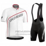 2016 Fietskleding Specialized Lichte Wit Korte Mouwen en Koersbroek