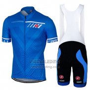 2017 Fietskleding Castelli Blauw Korte Mouwen en Koersbroek