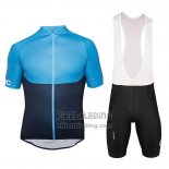 2018 Fietskleding POC Essential XC Blauw Korte Mouwen en Koersbroek