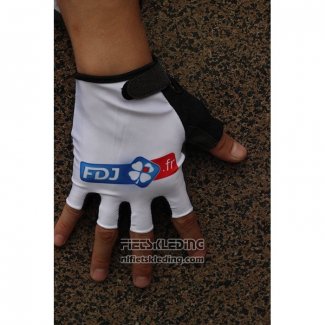 2020 FDJ Handschoenen Cycling Wit