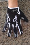 Skull Handschoenen Met Lange Vingers Cycling Zwart Zwart