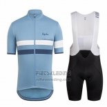 2018 Fietskleding Ralph Blauw en Blauw Diep Korte Mouwen en Koersbroek