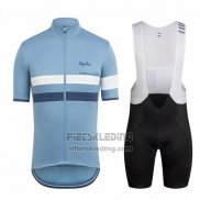 2018 Fietskleding Ralph Blauw en Blauw Diep Korte Mouwen en Koersbroek