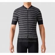 2019 Fietskleding La Passione Stripe Zwart Korte Mouwen en Koersbroek