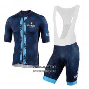 2020 Fietskleding Bianchi Blauw Korte Mouwen en Koersbroek