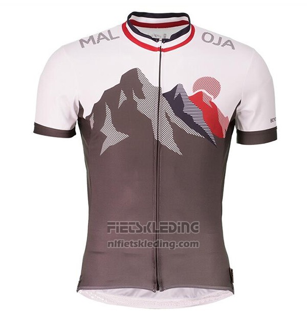 2017 Fietskleding Maloja Bruin Korte Mouwen en Koersbroek