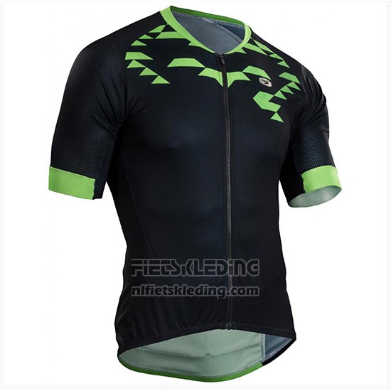 2018 Fietskleding Sugoi RS Training Zwart en Groen Korte Mouwen en Koersbroek