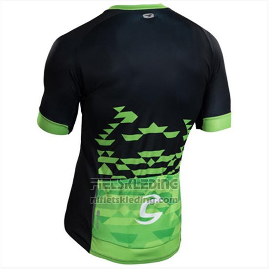 2018 Fietskleding Sugoi RS Training Zwart en Groen Korte Mouwen en Koersbroek