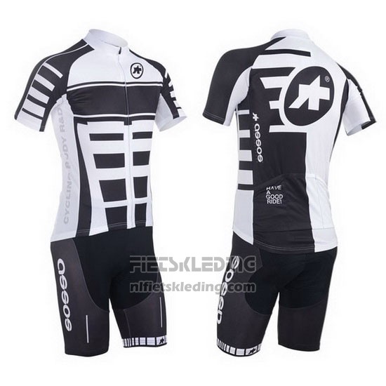 2013 Fietskleding Assos Wit en Zwart Korte Mouwen en Koersbroek