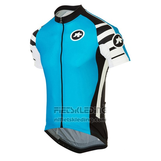 2016 Fietskleding Assos Zwart en Blauw Korte Mouwen en Koersbroek