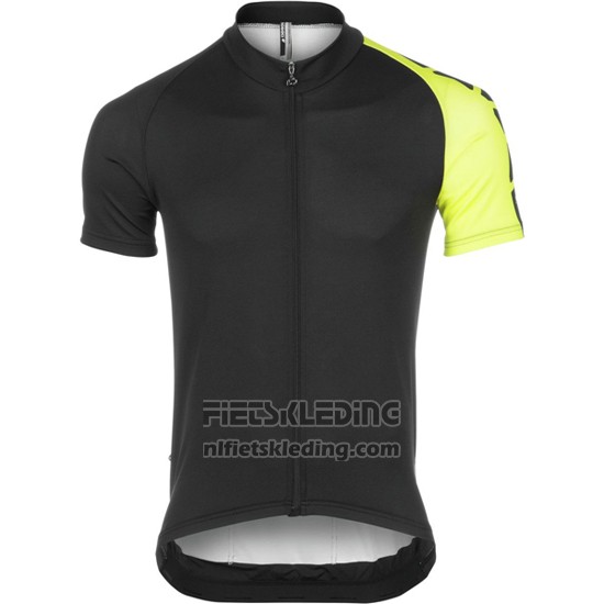 2016 Fietskleding Assos Zwart en Geel Korte Mouwen en Koersbroek