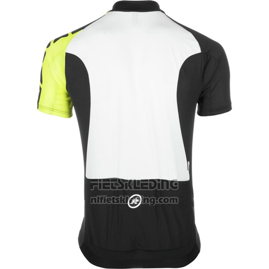 2016 Fietskleding Assos Zwart en Geel Korte Mouwen en Koersbroek