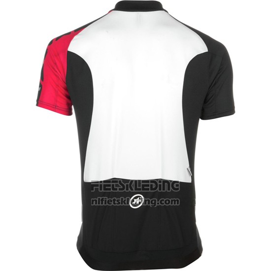 2016 Fietskleding Assos Zwart en Rood Korte Mouwen en Koersbroek
