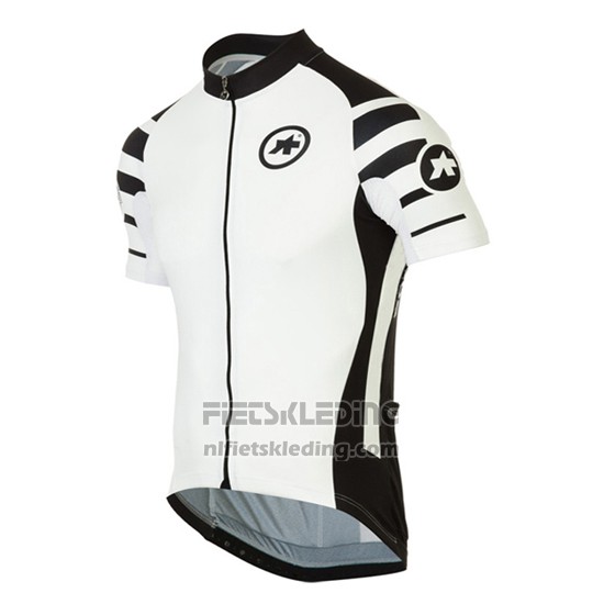 2016 Fietskleding Assos Zwart en Wit Korte Mouwen en Koersbroek