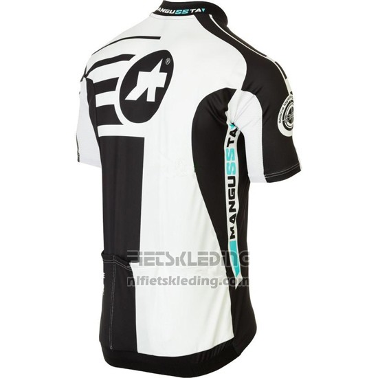 2016 Fietskleding Assos Zwart en Wit Korte Mouwen en Koersbroek