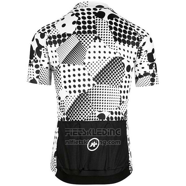 2020 Fietskleding Assos Erlkoenig Zwart Wit Korte Mouwen en Koersbroek