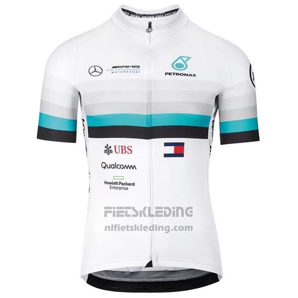 2020 Fietskleding Assos Wit Blauw Zwart Korte Mouwen en Koersbroek