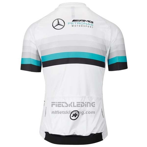 2020 Fietskleding Assos Wit Blauw Zwart Korte Mouwen en Koersbroek