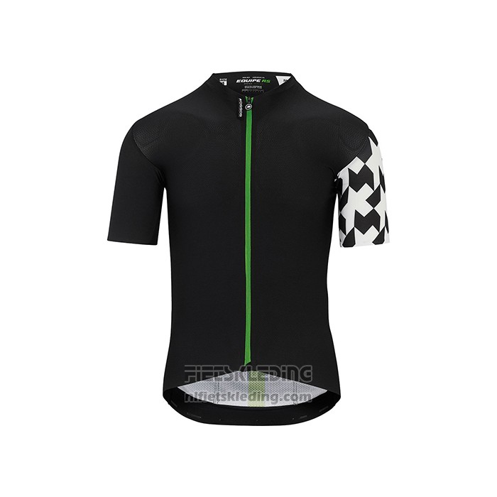 2021 Fietskleding Assos Zwart Wit Groen Korte Mouwen en Koersbroek
