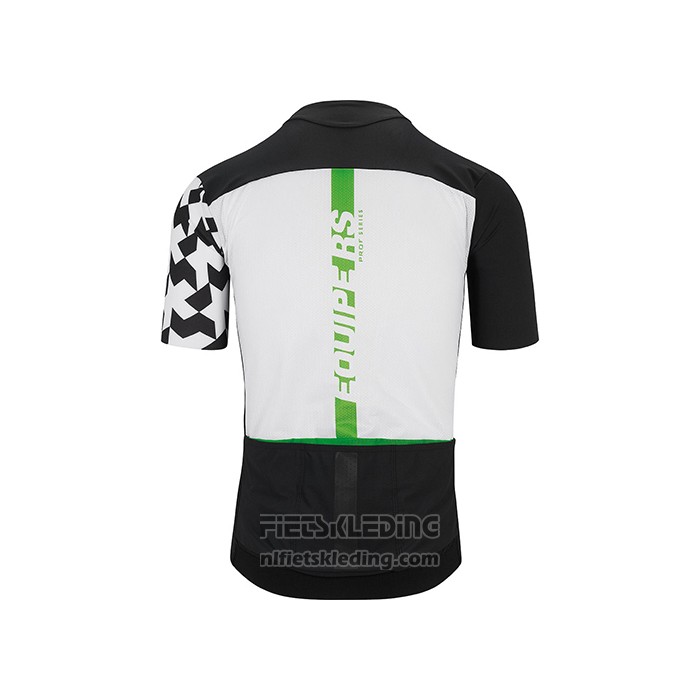 2021 Fietskleding Assos Zwart Wit Groen Korte Mouwen en Koersbroek