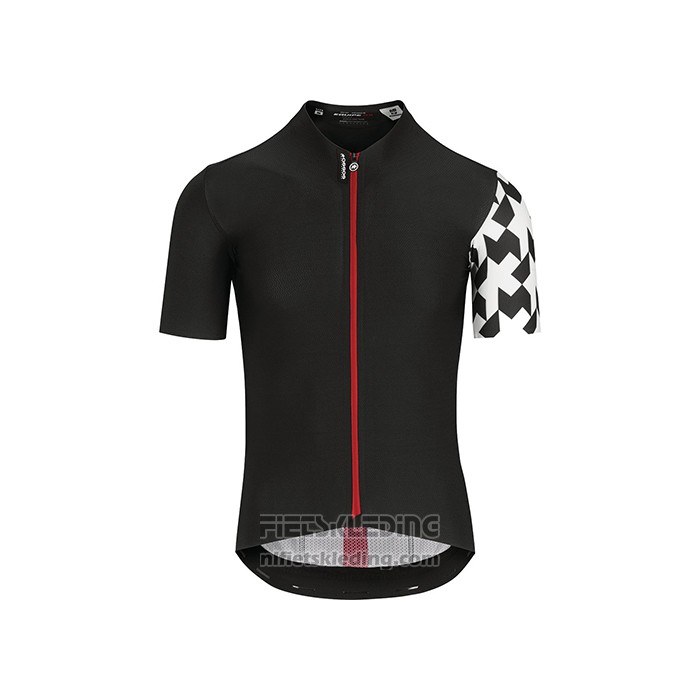 2021 Fietskleding Assos Zwart Wit Rood Korte Mouwen en Koersbroek