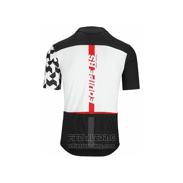 2021 Fietskleding Assos Zwart Wit Rood Korte Mouwen en Koersbroek