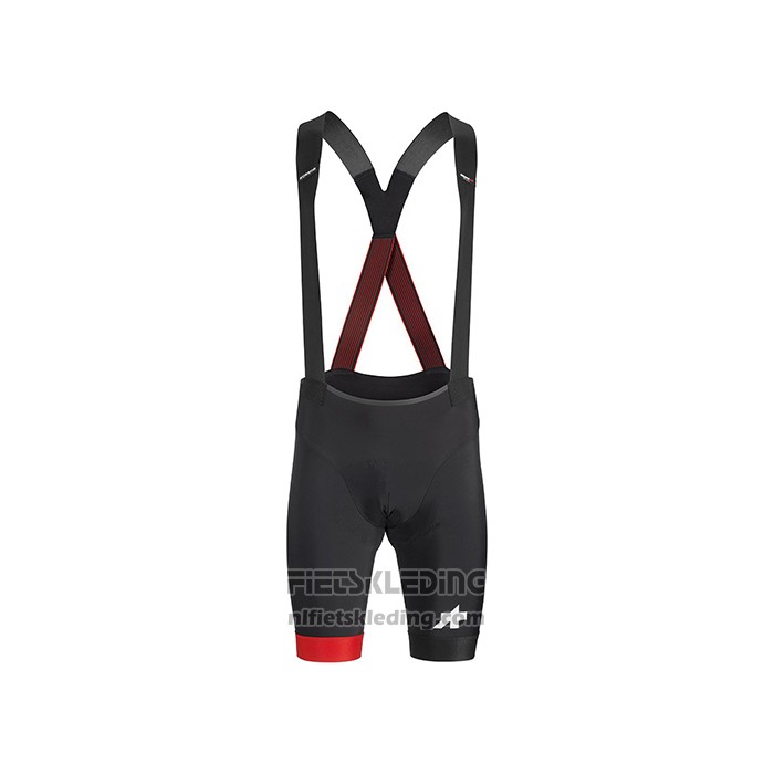 2021 Fietskleding Assos Zwart Wit Rood Korte Mouwen en Koersbroek